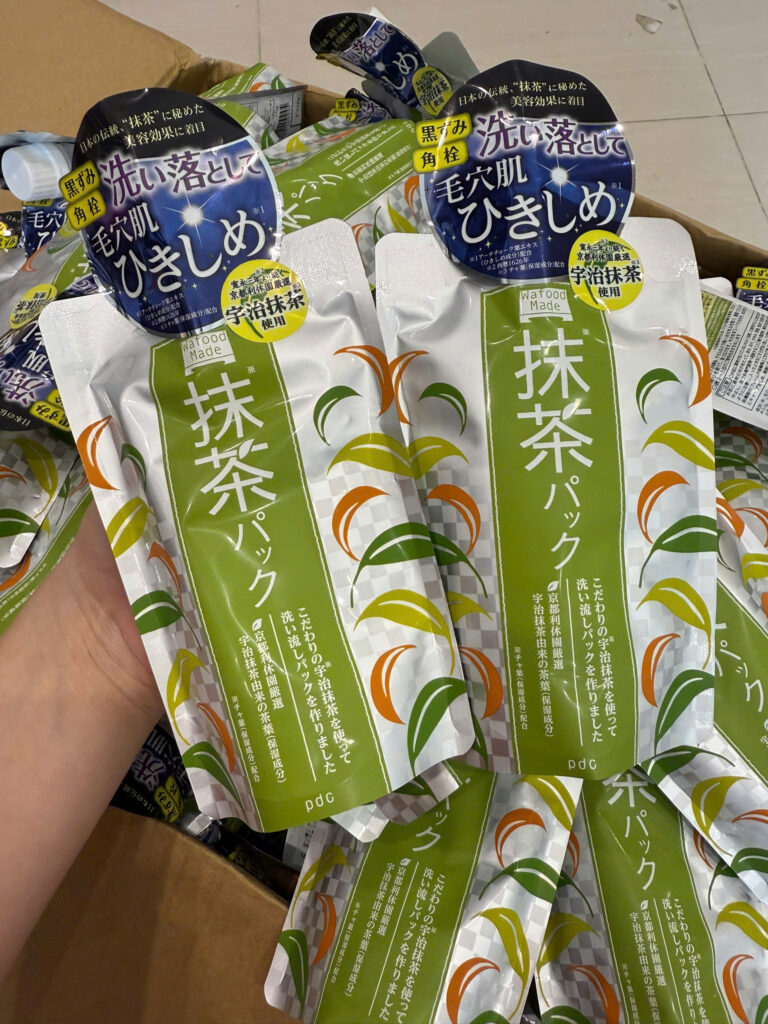 Mặt nạ Matcha Nhạt Bản