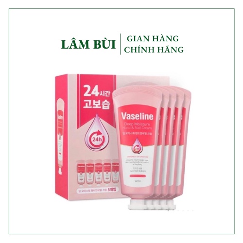 Kem dưỡng da tay Vaseline Deep Moisture Hand & Nail Cream 60ml