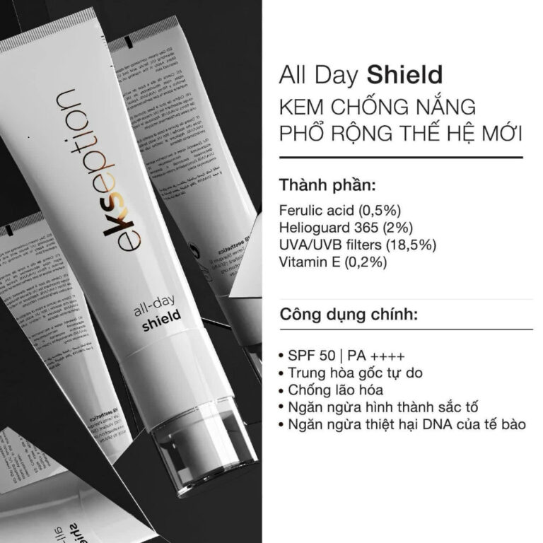 Kem chống nắng Ekseption All Day Shield SPF50 50ml [Hàng công ty]