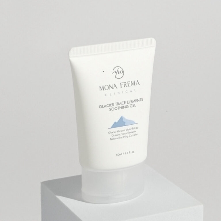 Mặt nạ làm dịu và hạ nhiệt da Mona Frema Glacier Trace Elements Soothing Gel 50ml
