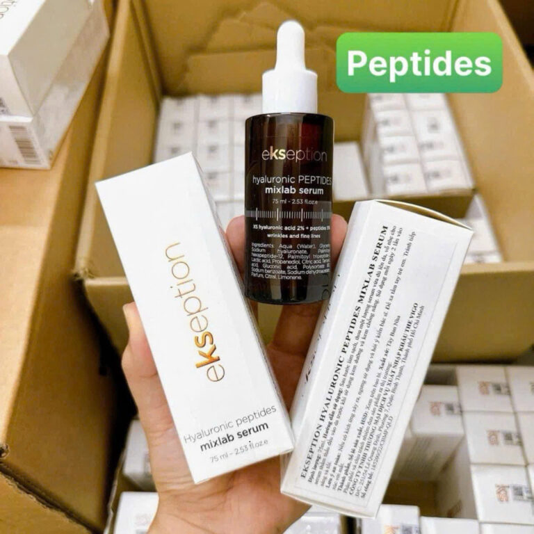 Serum Ekseption Hyaluronic PEPTIDES Mixlab Serum 75ml Serum phục hồi, giảm lão hoá