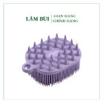 Lược tắm gội Weilaiya 2 trong 1,silicon mềm, gội sạch gàu, tắm tẩy tế bào chết