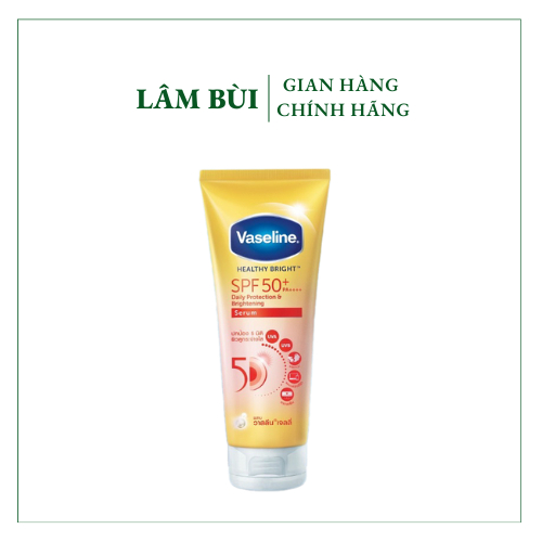 Serum chống nắng cơ thể Vaseline 50x bảo vệ da với SPF 50+ PA++++ giúp da sáng hơn gấp 2X 300ml
