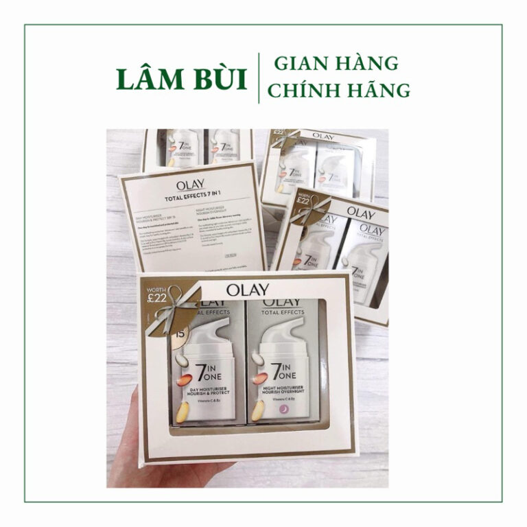 SET KEM DƯỠNG DA OLAY NGÀY ĐÊM BẢN UK 37ML