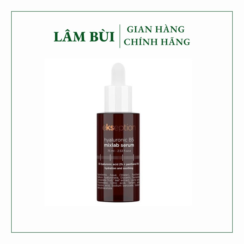 [HÀNG CÔNG TY] Tinh Chất Phục Hồi Và Làm Dịu Da HYALURONIC B5 MIXLAB SERUM EKSEPTION