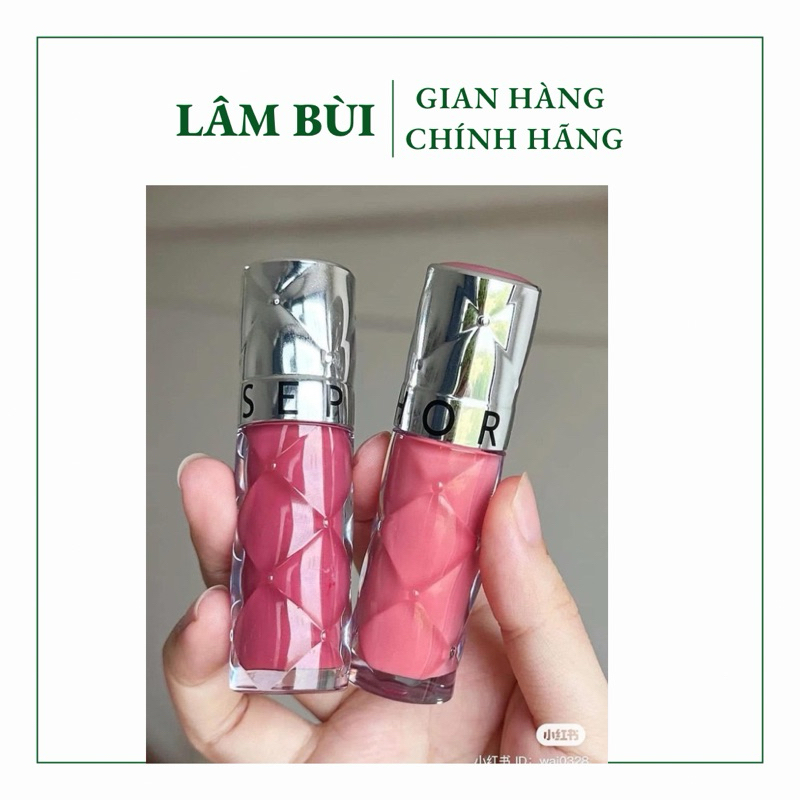[Auth Bill Sephora US] Son Sephora màu 05 Plump Up It Red Outrageous Effet Volume Plump Effect 6ml (son bóng)