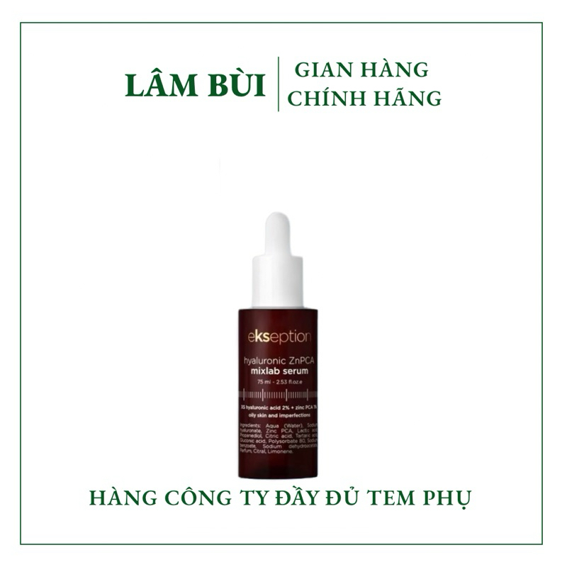 [HÀNG CÔNG TY ]𝗦𝗲𝗿𝘂𝗺 𝗸𝗲̃𝗺 𝗘𝗸𝘀𝗲𝗽𝘁𝗶𝗼𝗻 𝗛𝘆𝗮𝗹𝘂𝗿𝗼𝗻𝗶𝗰 𝗭𝗻𝗣𝗖𝗔, 𝗛𝗔 + 𝟭% 𝗭𝗻𝗣𝗖𝗔 𝗴𝗶𝗮̉𝗺 𝗺𝘂̣𝗻, 𝗸𝗶𝗲̂̀𝗺 𝗱𝗮̂̀𝘂