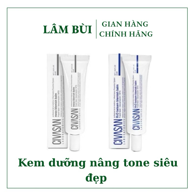 Kem Dưỡng Da Civasan Balsam Blemish Balm và Meso Blemish Balm (35ml)
