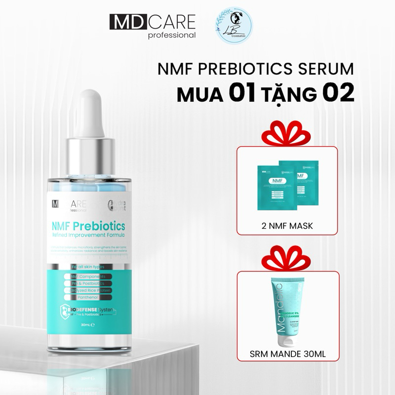 Serum MD Care NMF Prebiotics Phục Hồi Hàng Rào Bảo Vệ Da Và Cân Bằng Lợi Khuẩn
