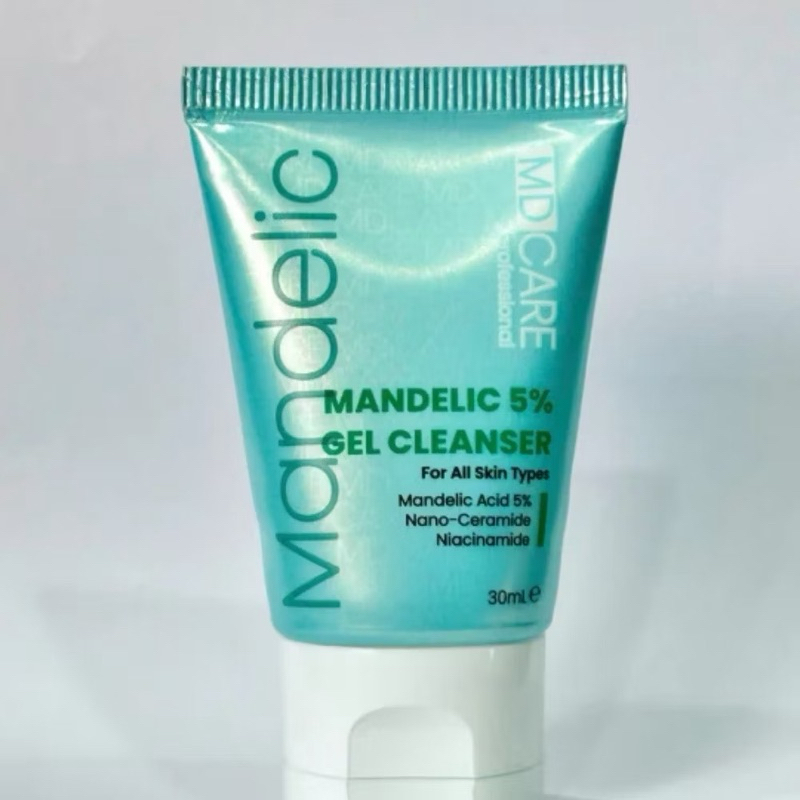(MiniSize- tặng 1 mask) Sữa Rửa Mặt Dạng Gel MD CARE Mandelic mini 5% Làm Sạch Sâu, Tẩy Tế Bào Chết