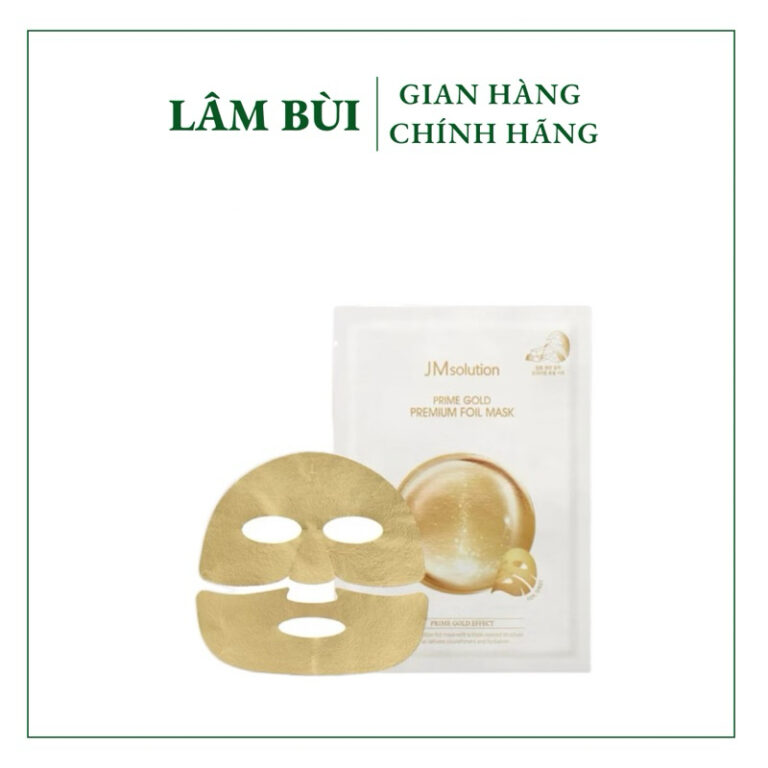 MẶT NẠ JM SOLUTION PRIME GOLD PREMIUM FOIL 10 MIẾNG