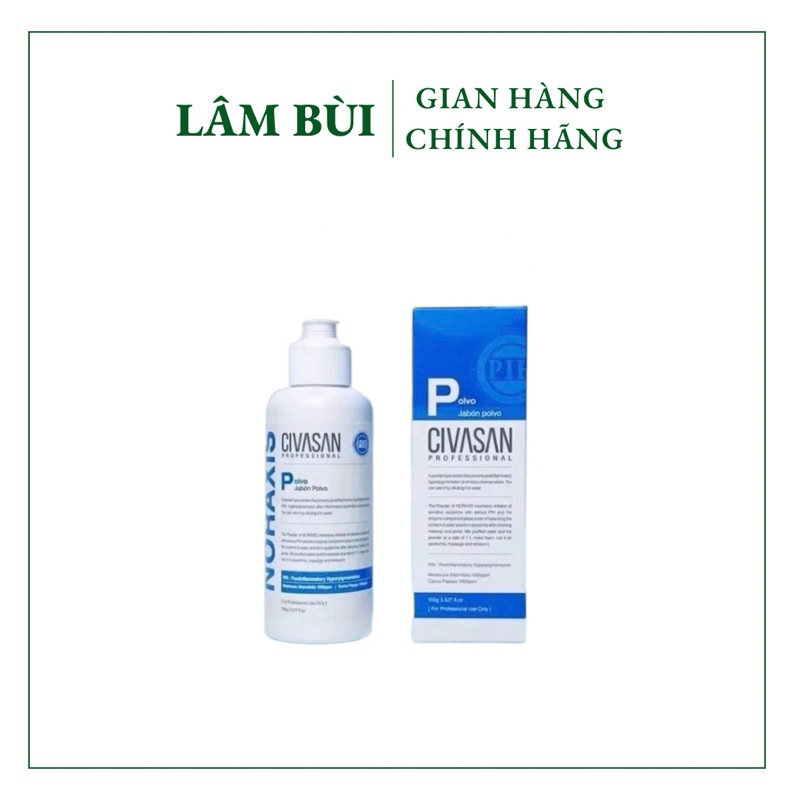 Tẩy da chết Civasan Enzyme Noraxis Polvo 100g