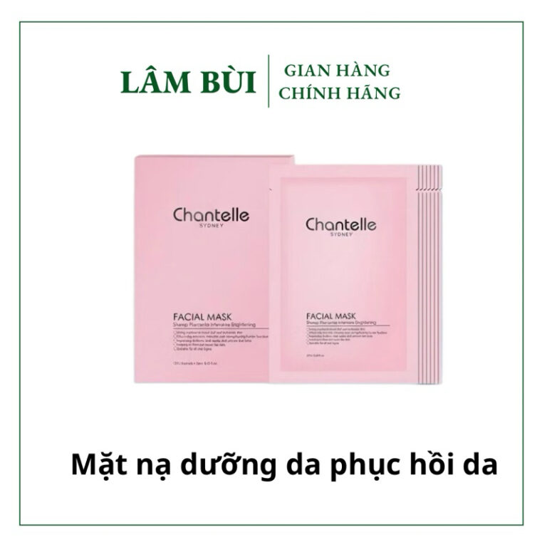 [HÀNG CÔNG TY] Mặt Nạ Chantelle Sydney Facial Mask Cấp Ẩm, Dưỡng Trắng, Phục Hồi Da