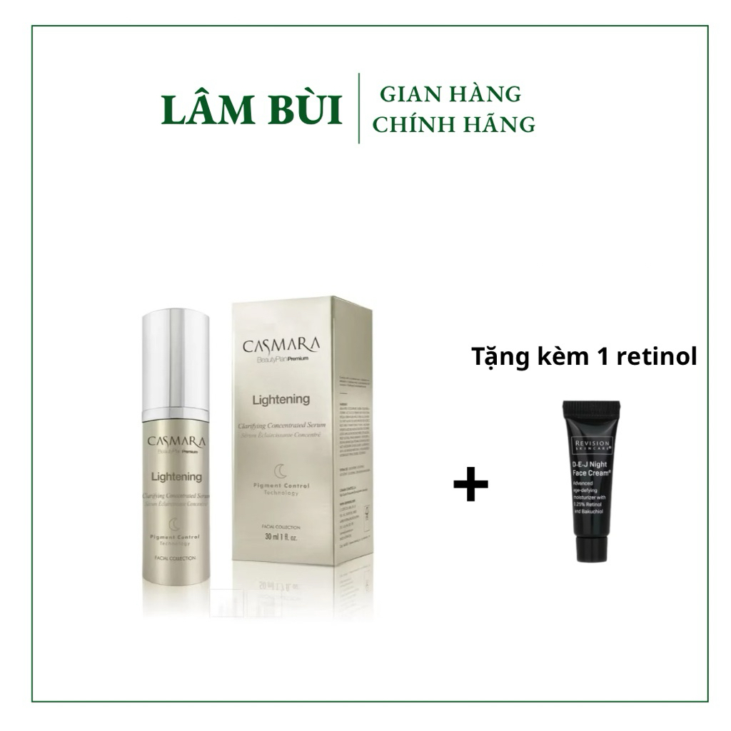 [Đại Lí Chính hãng] Tinh Chất Dưỡng Trắng Mờ Nám Casmara Lightening Clarifying Concentrated Serum