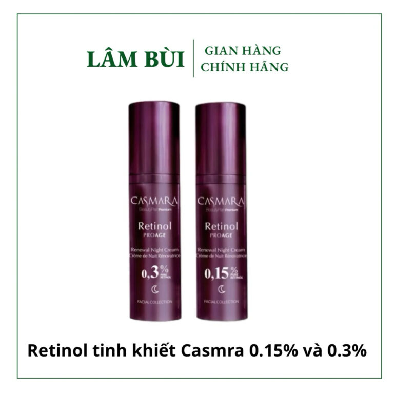 Kem Casmara trẻ hóa da và căng bóng da Retinol Casmara Proage Renewal Night Cream 0.15% – 0.3%