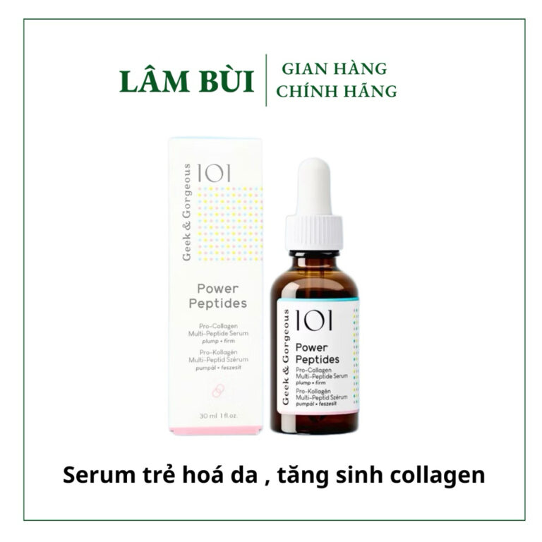 [Hàng công ty]Serum Geek & Gorgeous Power Peptides 30ml