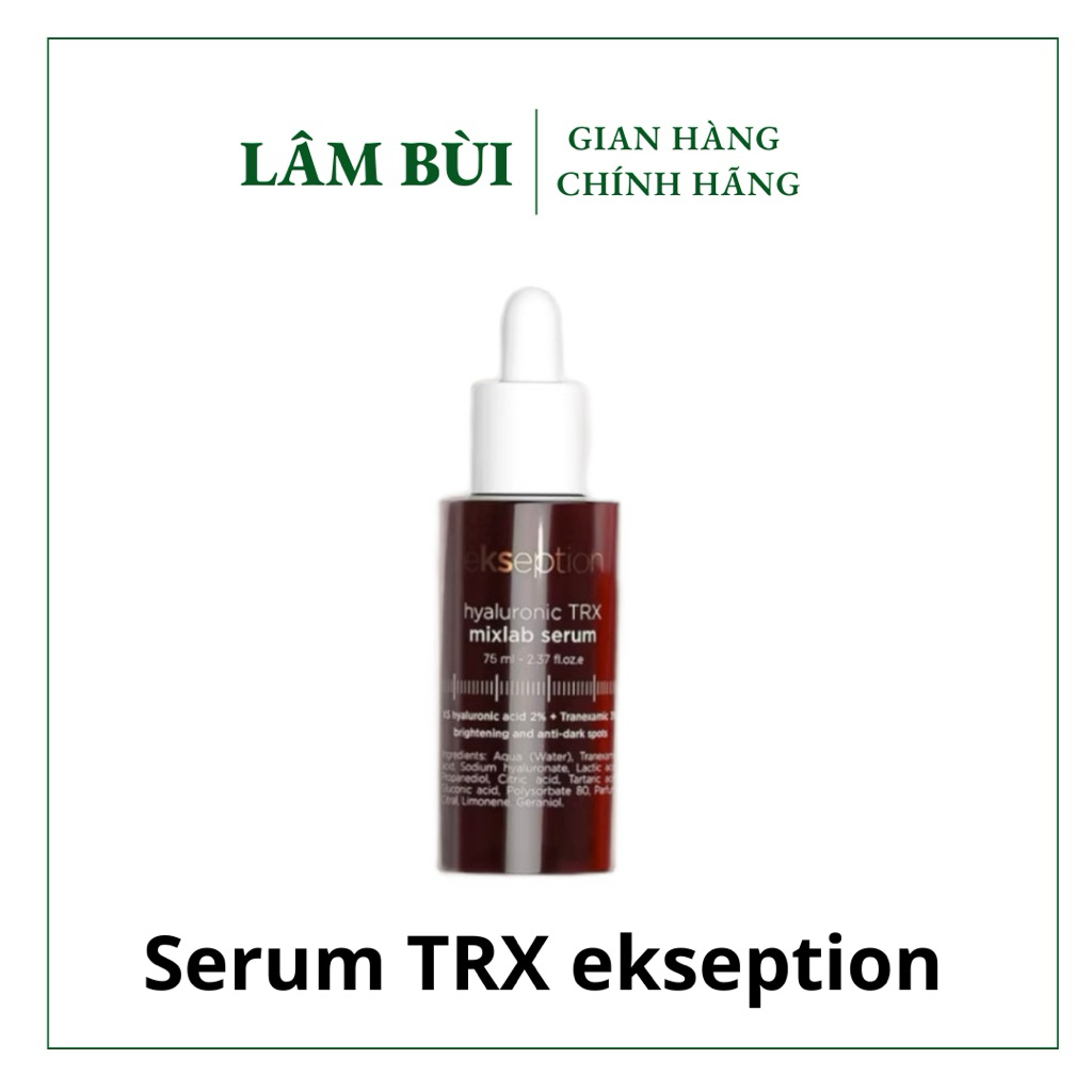 Serum Ekseption Hyaluronic TRX mixlab serum 75ml Serum sáng da, mờ thâm nám
