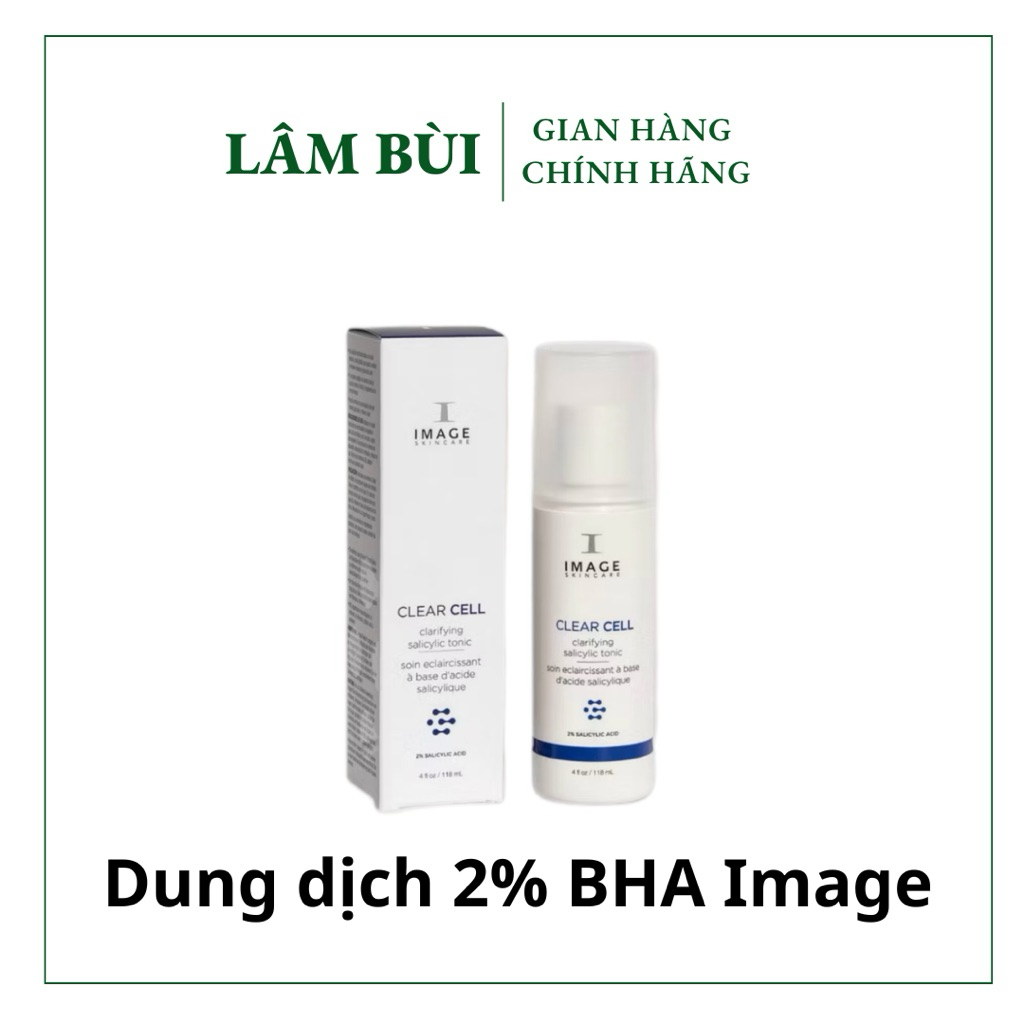 Dung Dịch 2% BHA Cho Da Dầu Mụn IMAGE Skincare CLEAR CELL Clarifying Salicylic Tonic 118ml