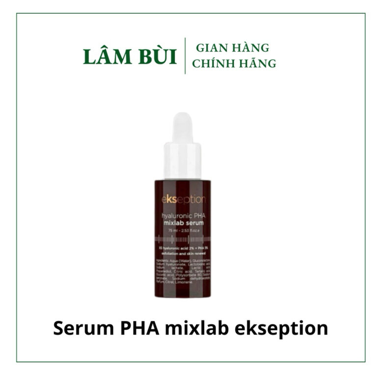 Serum Ekseption Hyaluronic PHA Mixlab 75ml Tái Tạo Tế Bào Da Dưỡng Ẩm Căng Bóng Da