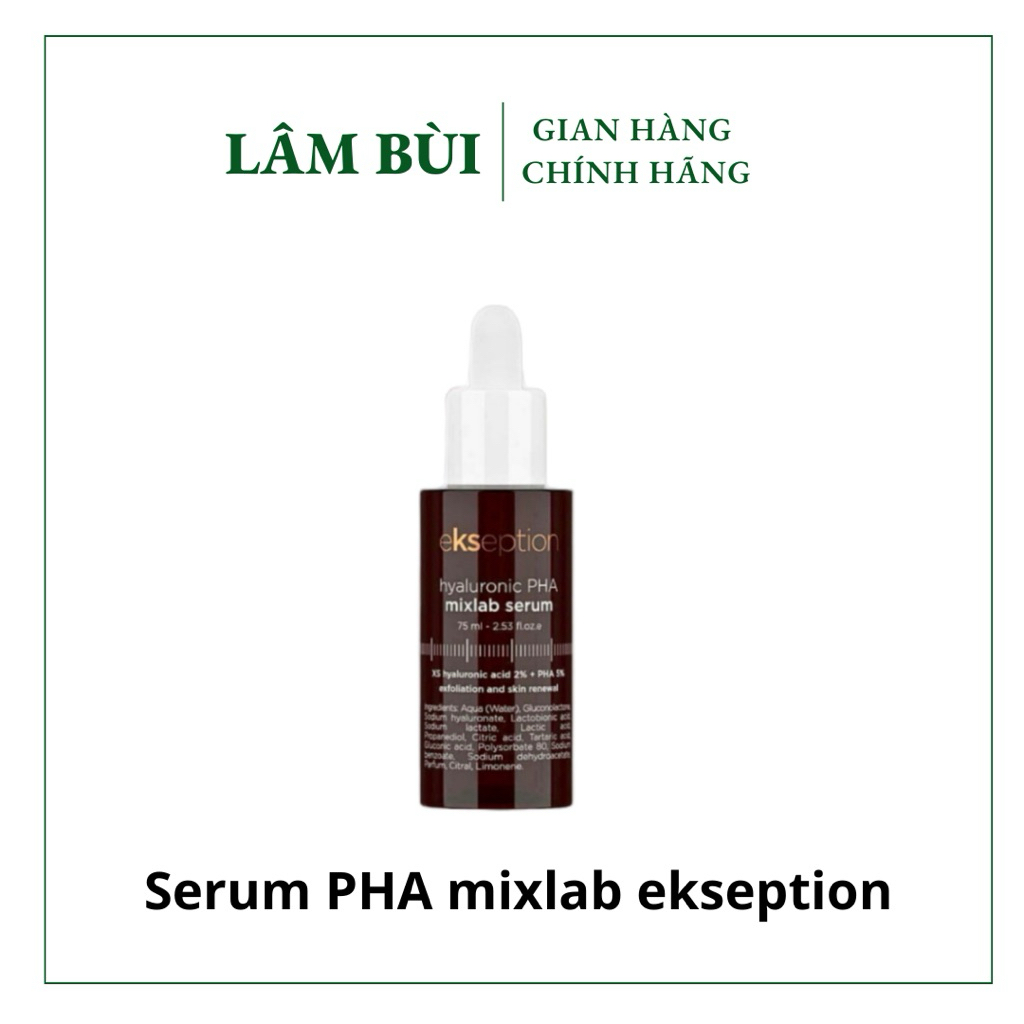 Serum Ekseption Hyaluronic PHA Mixlab 75ml Tái Tạo Tế Bào Da Dưỡng Ẩm Căng Bóng Da