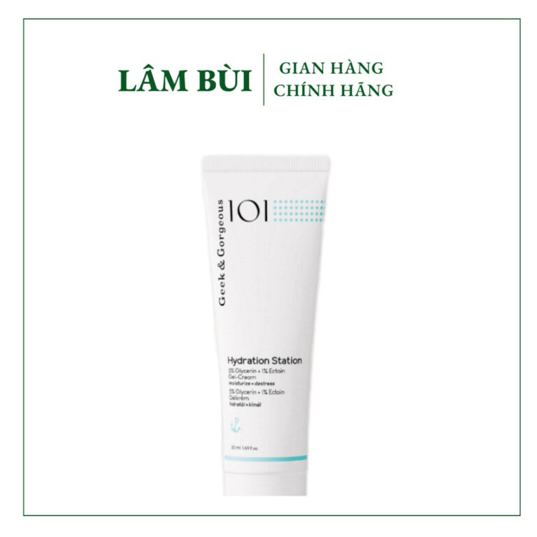 Kem Dưỡng Phục Hồi Dạng Gel Mỏng Nhẹ Geek & Gorgeous Hydration Station 50ml