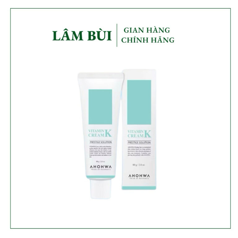 [HÀNG CÔNG TY] Kem Dưỡng Phục Hồi AHOHWA Vitamin K Cream Làm Dịu Da, Mờ Sẹo Dành Cho Da Nhạy Cảm, Giãn Mao Mạch Lâm Bùi