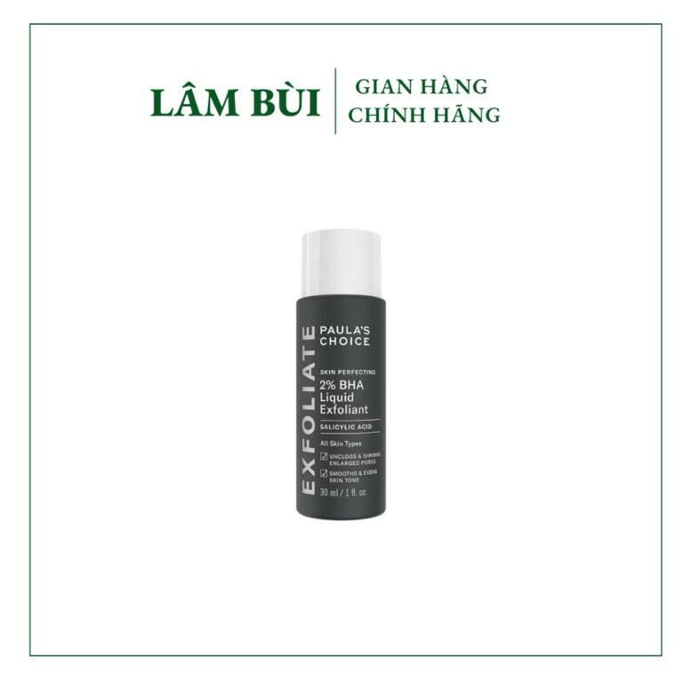 [Công ty] Dung Dịch Paula Choice Loại Bỏ Tế Bào Chết Chứa 2% BHA Skin Perfecting Liquid Exfoliant 30ml