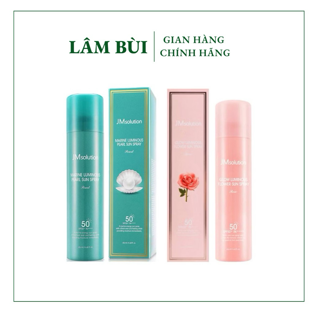 [Công ty ] Xịt Chống Nắng Toàn Thân JMsolution SPF50+ PA++++ 180ml, Dưỡng Ẩm, Khô Thoáng, Dùng Cho Mặt & Body