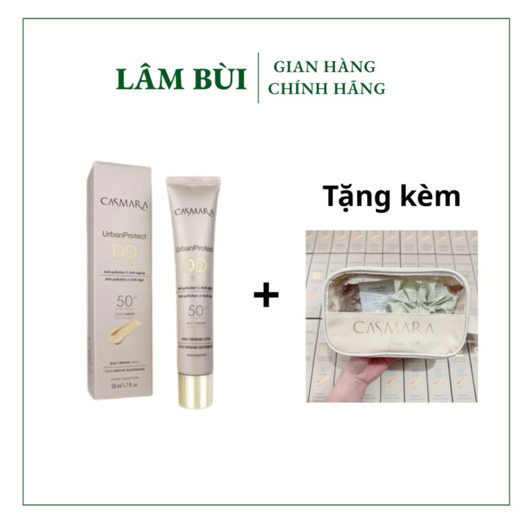 [Đại lý chính hãng] Casmara DD Cream Urban Protect SPF50 chống nắng, nâng tone tự nhiên 50ml