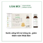 Nước Uống Collagen Nucos Super White Hỗ Trợ Dưỡng Trắng Da Hỗ Trợ Mờ Thâm Nám Hộp 10 chai x 50ml
