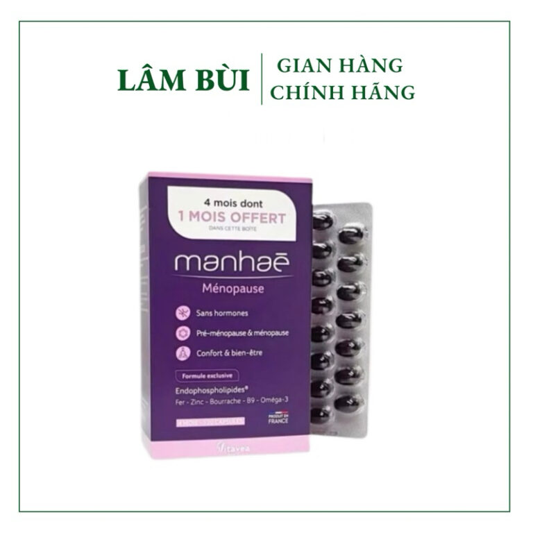 [ HÀNG CÔNG TY ] Viên uống MANHAE bổ sung nội tiết tố nữ, không chứa mầm đậu nành