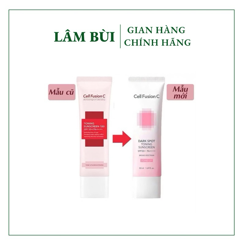 [20ml-50ml-35ml] KEM CHỐNG NẮNG CELL FUSHION C