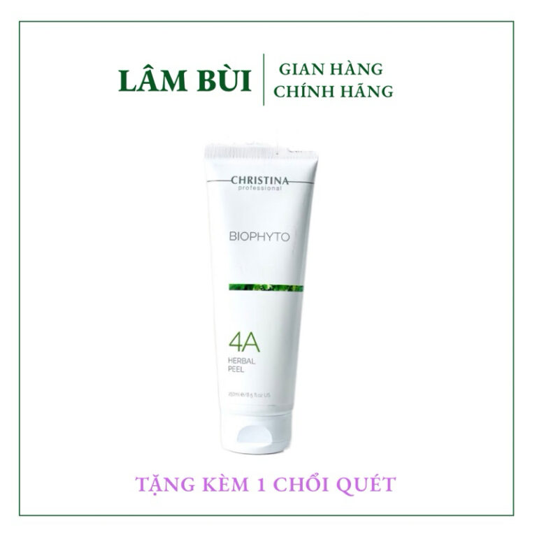 Peel Tảo 4A Christina Căng Bóng,Thu Nhỏ Lỗ Chân Lông, Giảm Mụn, Mụn Đầu Đen 250ml Fullsize kèm chổi quét peel