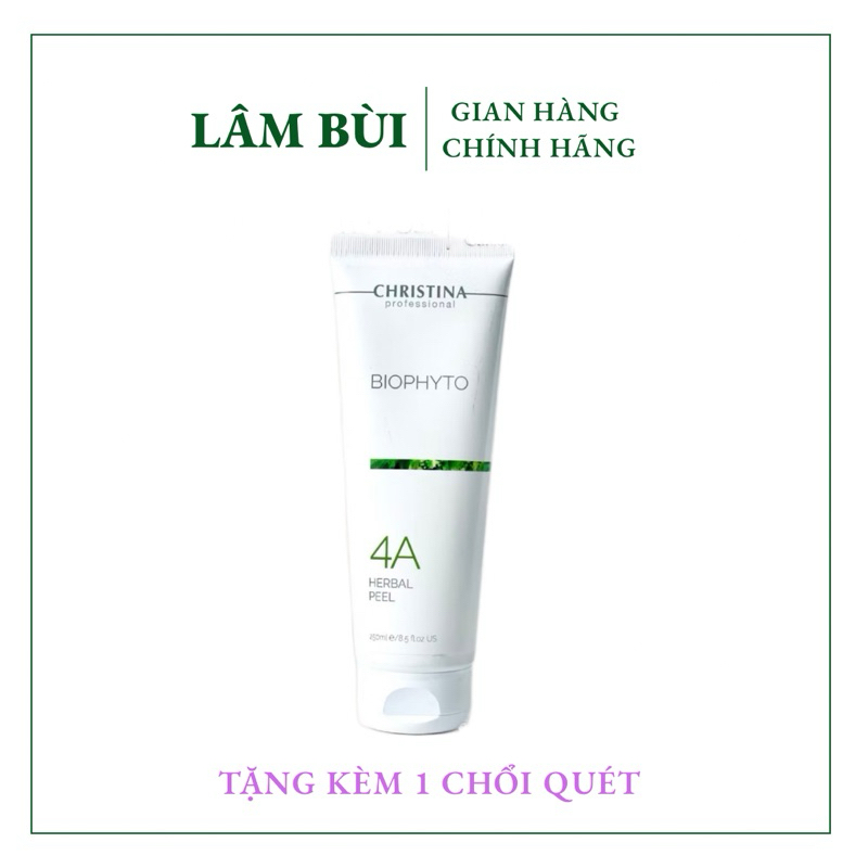 Peel Tảo 4A Christina Căng Bóng,Thu Nhỏ Lỗ Chân Lông, Giảm Mụn, Mụn Đầu Đen 250ml Fullsize kèm chổi quét peel
