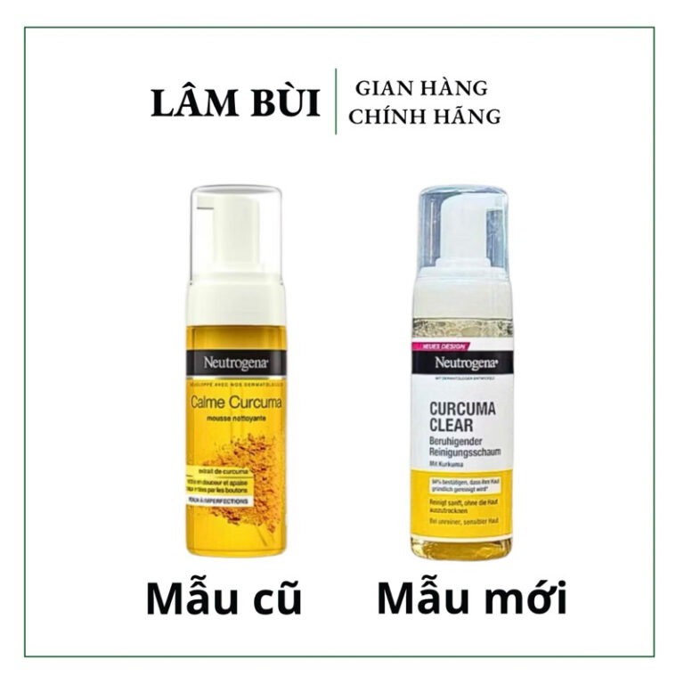 Sữa rửa mặt tinh chất nghệ Neutrogena Curcuma Clear